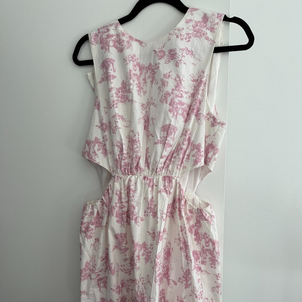 Wayf Cutout Sleeveless Mini Dress